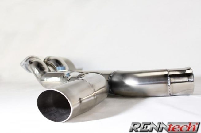 Mercedes E55 AMG Kompressor (2003-2009) - RENNtech Stainless Steel Sound and Performance Pipe