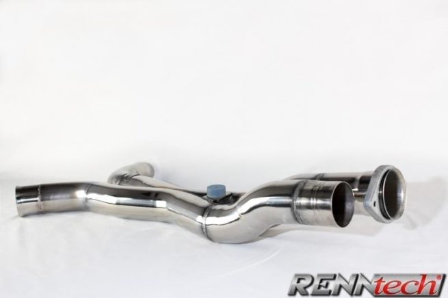 Mercedes E55 AMG Kompressor (2003-2009) - RENNtech Stainless Steel Sound and Performance Pipe