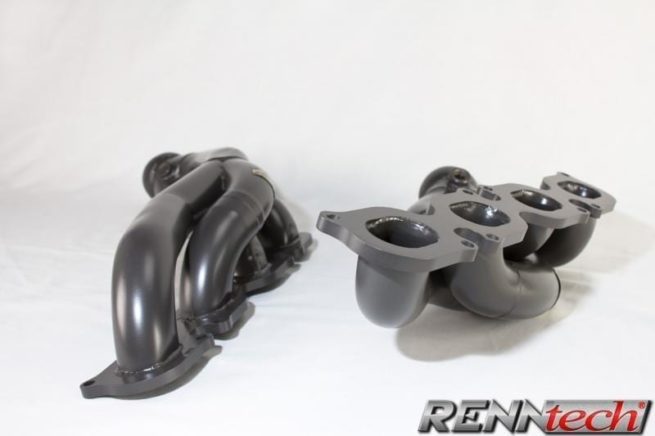 Mercedes E63 AMG (2010-2011) - RENNtech Long Tube Manifolds with Downpipes and 200 Cell Sport Catalytic Converters