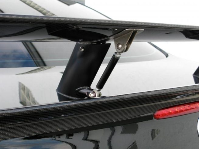 Mercedes E350 Coupe (2010-2013) - RENNtech Carbon Fibre Adjustable DTM Style Rear Spoiler