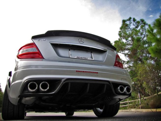 Mercedes C320 CDI (2008-2014) - RENNtech Carbon Boot Lid Spoiler