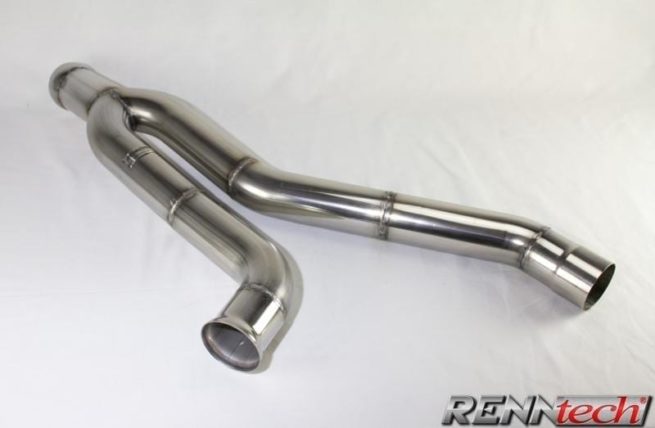 Mercedes CLK63 AMG Black Series (2004-2010) - RENNtech Stainless Steel Sound and Performance Pipe