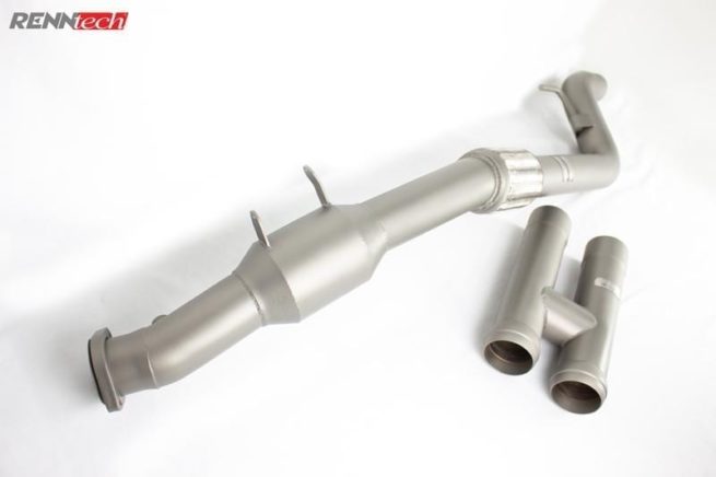 Mercedes S63 AMG Coupe Biturbo 4-Matic (2014on) - RENNtech Downpipes with 200 Cell Sport Catalytics