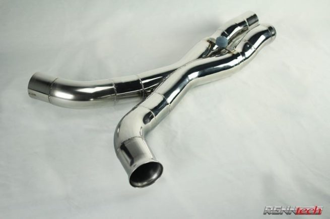 Mercedes C63 AMG (2012-2014) - RENNtech Stainless Steel Sound and Performance Pipe