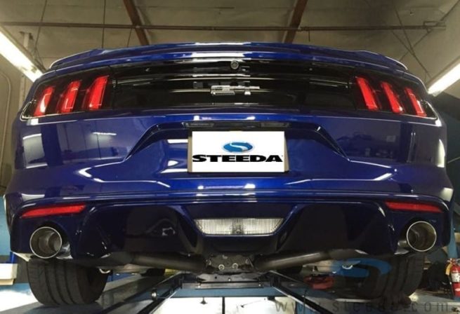Mustang S550 V8 - Steeda Fastback Axle-Back Exhaust System