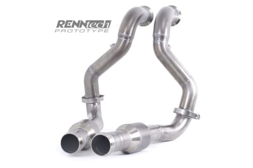 Mercedes C63 AMG Biturbo (2015on) - RENNtech Downpipes with 200 Cell Sport Catalytics