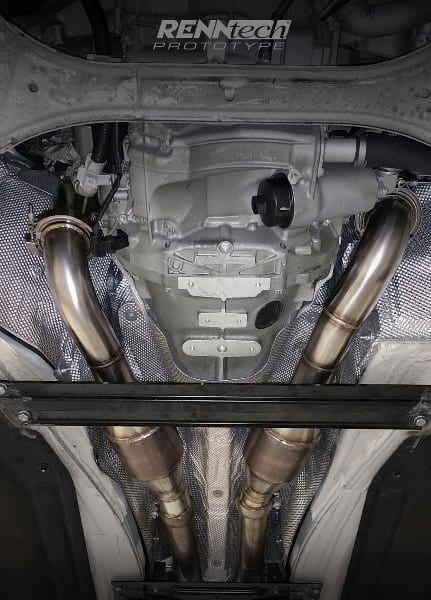 Mercedes C63 AMG Biturbo (2015on) - RENNtech Downpipes with 200 Cell Sport Catalytics