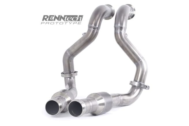 Mercedes C63S AMG Biturbo (2015on) - RENNtech Downpipes with 200 Cell Sport Catalytics