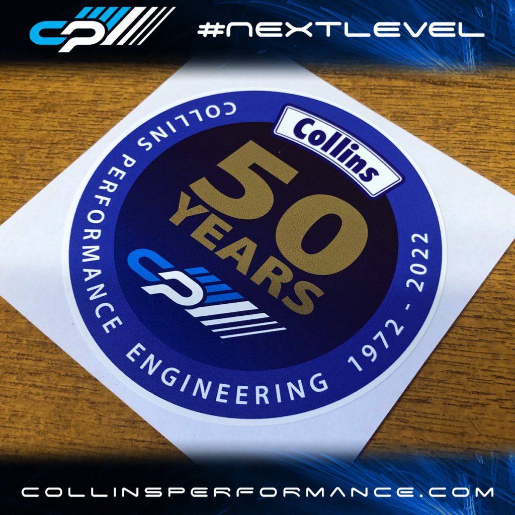 Collins Performance 50th Anniversary Decal/Sticker Collins Performance